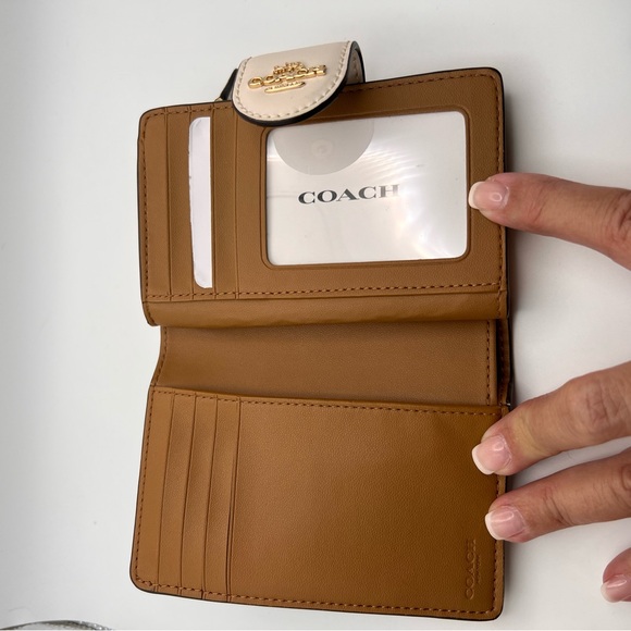Coach Brown and Cream Women's Wallet - Picture 3 of 3